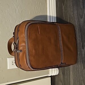 Samsonite leather slim backpack